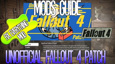 unofficial fallout 4 patch|fallout 4 latest patch download.